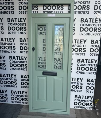CHARTWELL GREEN EXTERNAL COMPOSITE DOOR WITH MATCHING FRAME 895X2325 MM #1788