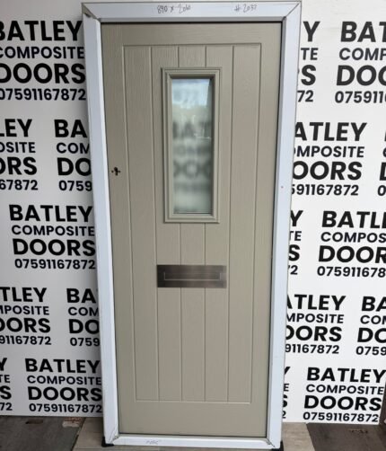 SAGE EXTERNAL COMPOSITE DOOR FINGERPULL HANDLE WITH MATCHING FRAME 890X2060MM #2037