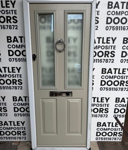 SAGE EXTERNAL COMPOSITE DOOR FINGERPULL HANDLE WITH MATCHING FRAME 845X2036MM #2038